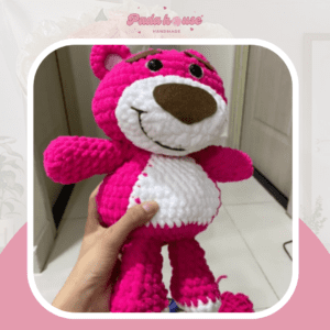 Gấu dâu cute quà tặng handmade ý nghĩa